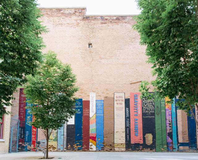 The Book Wall Mural
