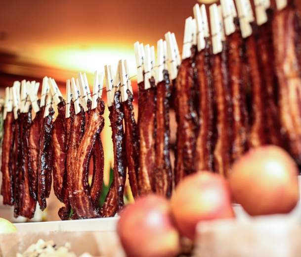 Clothesline Bacon