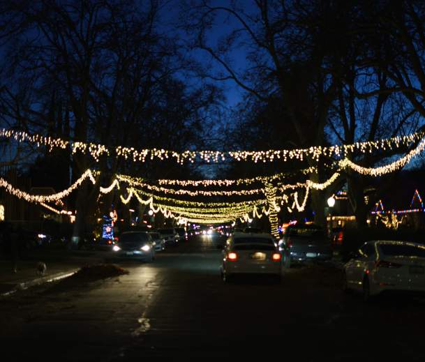 Each year, this neighborhood in East Sacramento puts on some of the best festive light displays in the city.