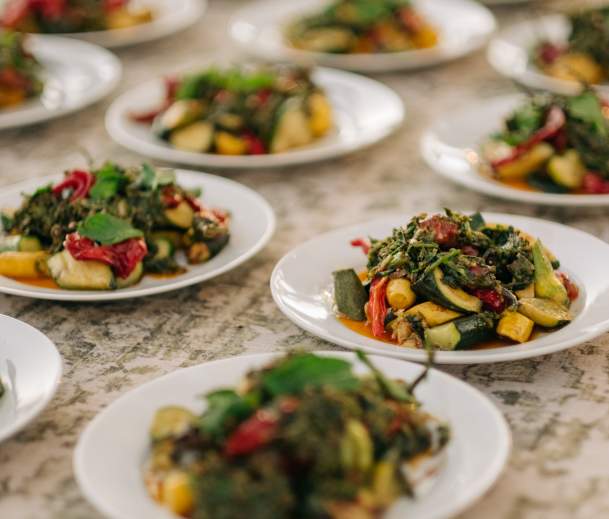 Food at Tower Bridge Dinner 2024
