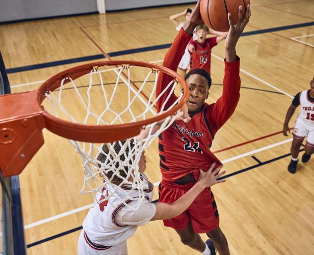 Group of Boys Playing Basketball