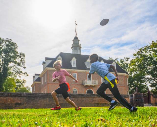 Youth Flag Football at Colonial Williamsburg