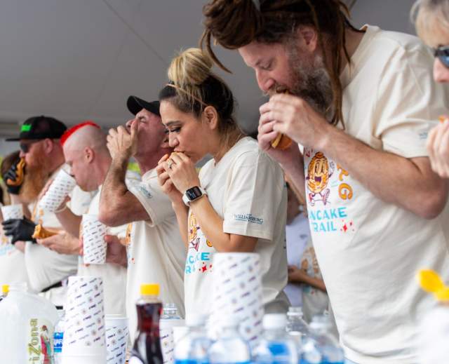 Williamsburg Pancake Festival Day 2: The World Pancake Eating Championship