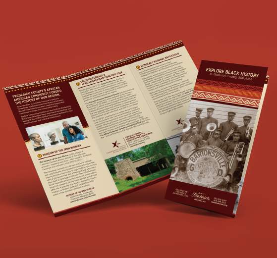 Brochure to explore Black History in Frederick County