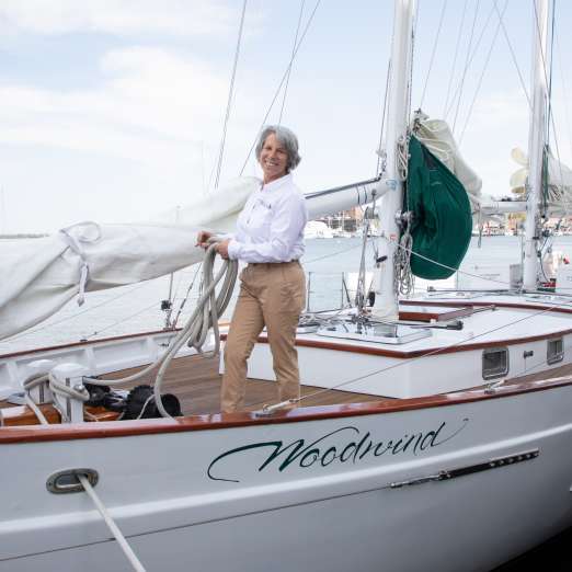 Capt. Jen of Annapolis Sailing Cruises: Schooner Woodwind