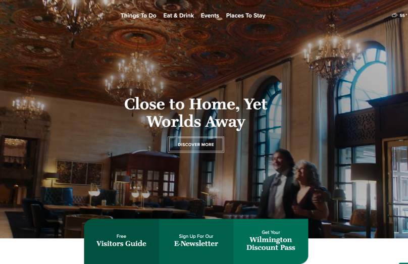 Homepage Screen Shot