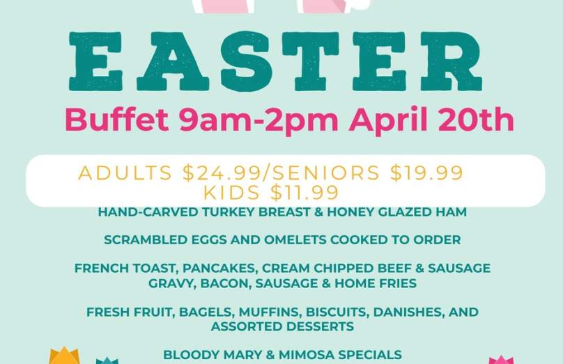 Easter Brunch Buffet at Timothy's