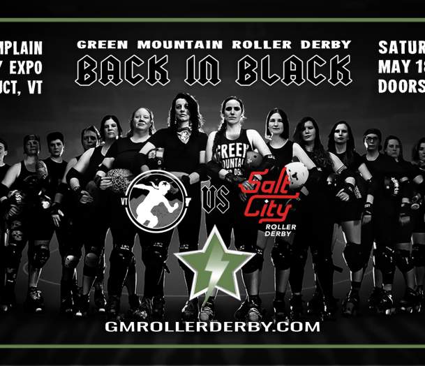 Green Mountain Roller Derby Back in Black Bout
