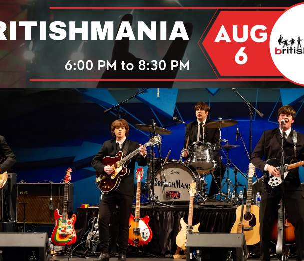 The Maple Tree Place Concert on the Green Presenting Britishmania The World’s Best Beatles Tribute!