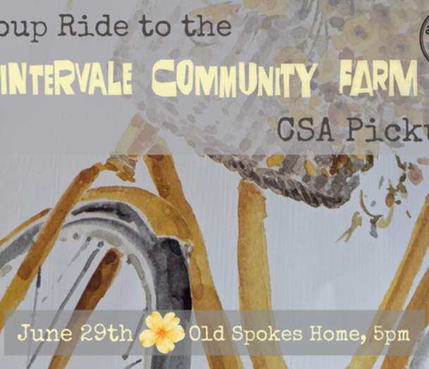 Intervale Group Ride to CSA Pickup