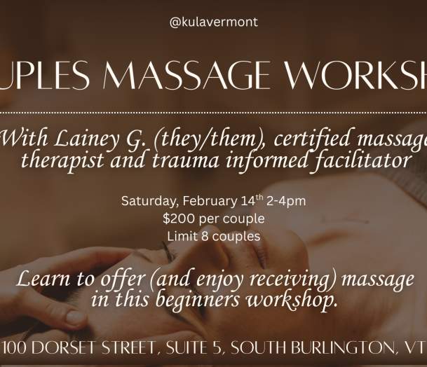 Couples Massage Workshop