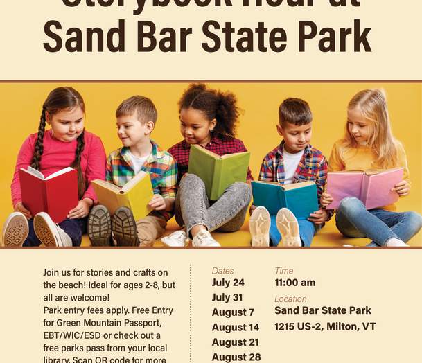 Storybook and Craft Hour at Sandbar State Park