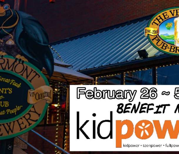 Kidpower Vermont Benefit Night at Vermont Pub & Brewery