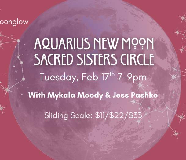 Aquarius New Moon Circle Sliding Scale