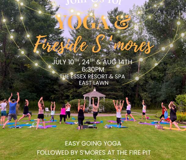 Yoga and Fireside S'mores