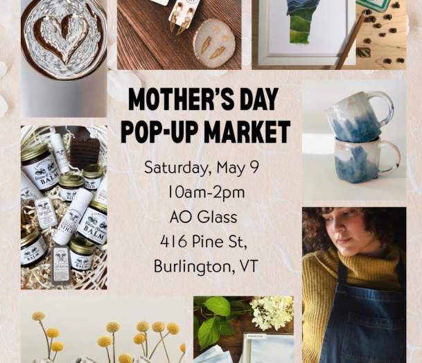 Mother's Day Pop-Up Market at AO Glass