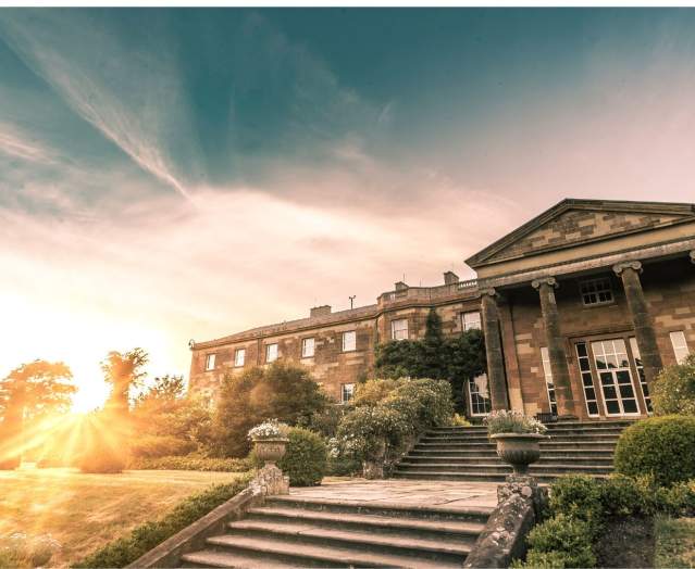 Photo of Hillsborough Castle and Gardens in the sun.