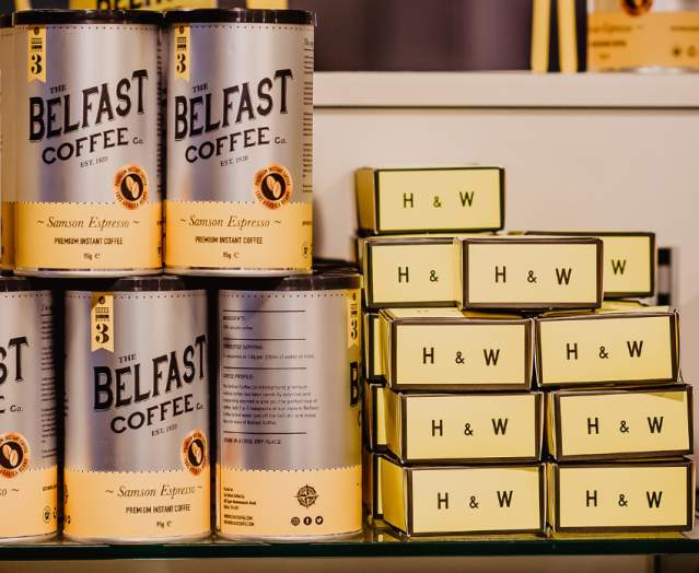 A photo of Belfast Coffee in the welcome centre visit belfast