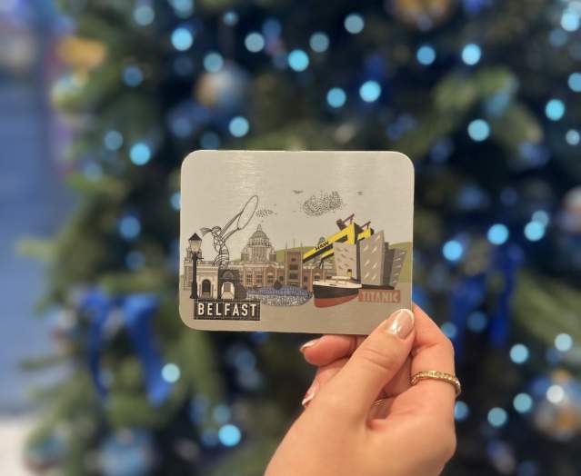 Photo of placemat from Belfast Times