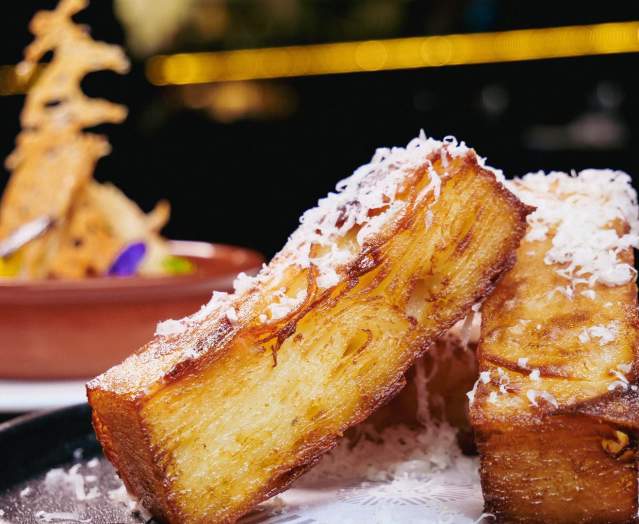 Food being display at EDŌ Restaurant
