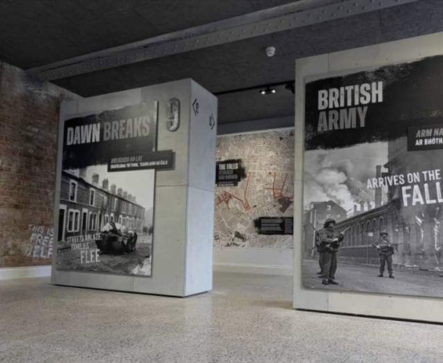 Exhibition on display at St Comgall’s - 'The Falls, Where The Troubles Began'