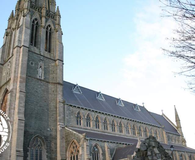 Exterior view of St Eugene’s Cathedral building