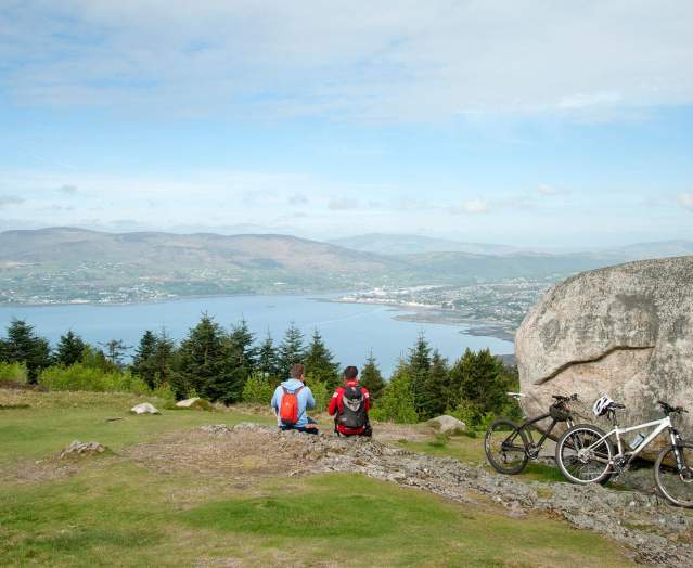 Friends Outdoor Biking Landscape