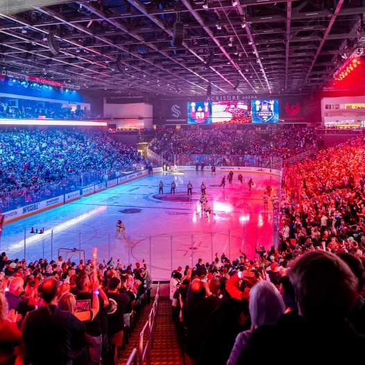 Coachella Valley Firebirds AHL Hockey Team play their home games at Acrisure Arena. Western Conference Champions Seasons 2022-23 and 2023-24
