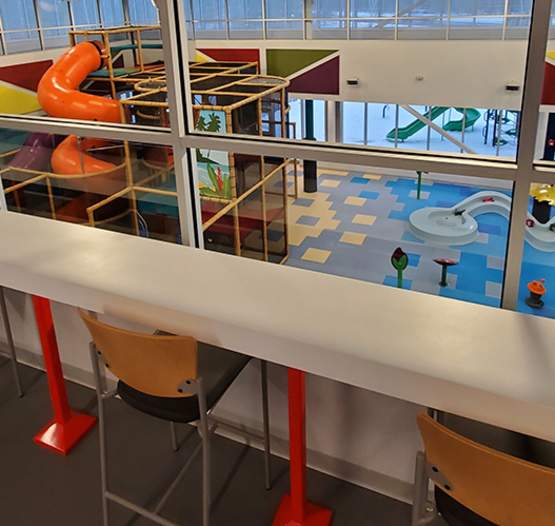 YMCA North indoor splash pad
