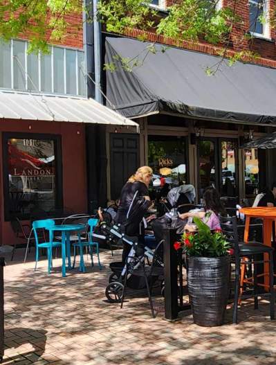 patio dining in downtown McKinney