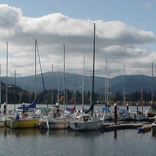 Sailboats on Dexter Lake by Debbie Williamson-Smith