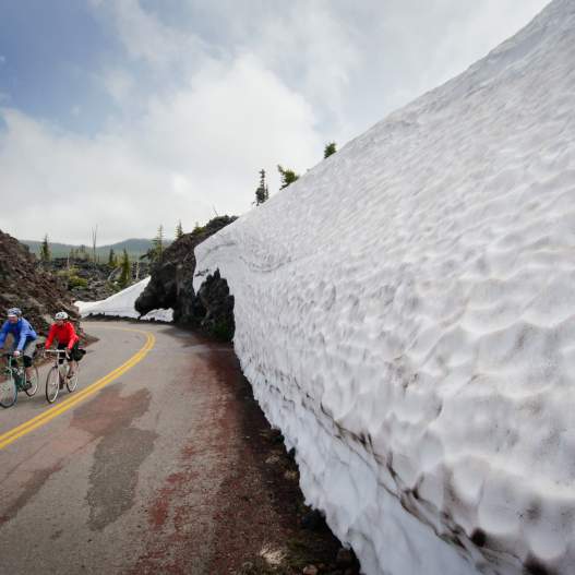 When is McKenzie Pass Hwy 242 Open for Cycling?