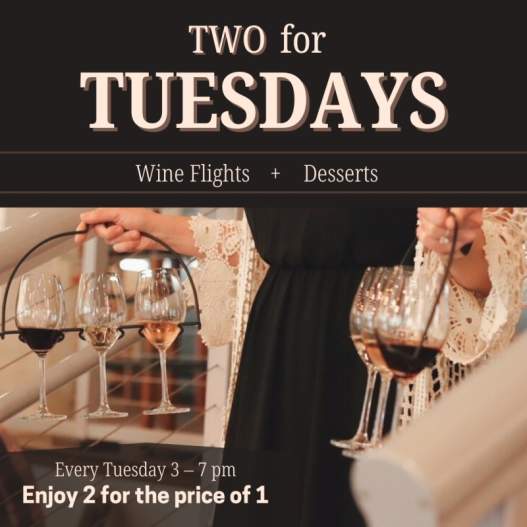 Two For Tuesdays at J. Scott Cellars