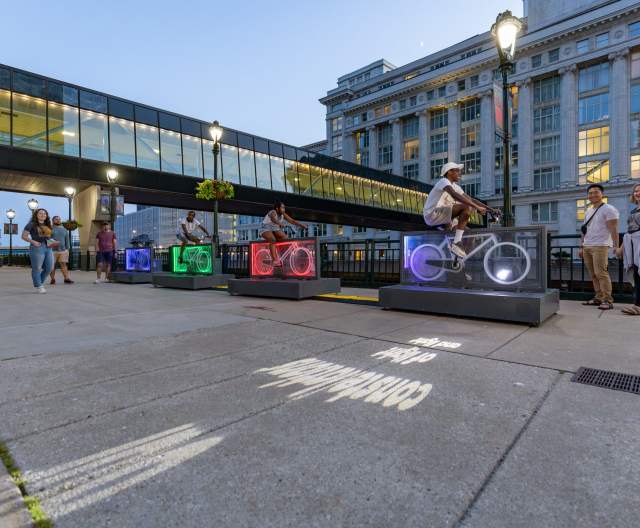 Lumina Lights Up Downtown Providence