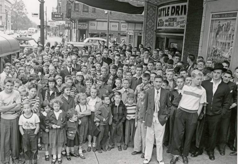 Indiana Theatre Cattle Drive 1951
