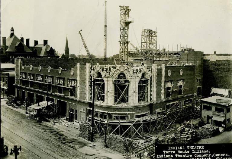 The Indiana Theatre Construction