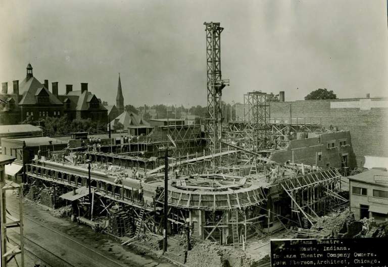 Indiana Theatre construction 4