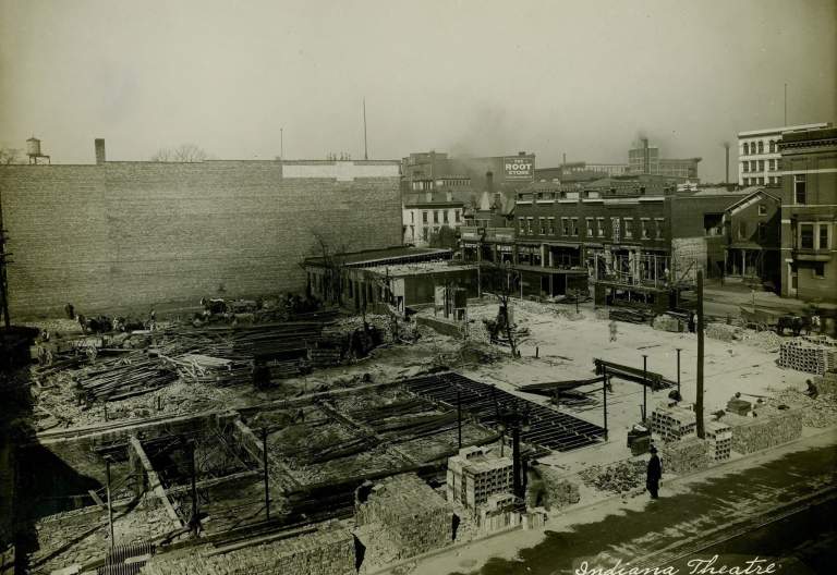 Indiana Theater construction