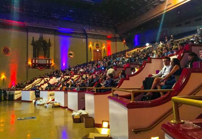 Full house at the Indiana Theatre