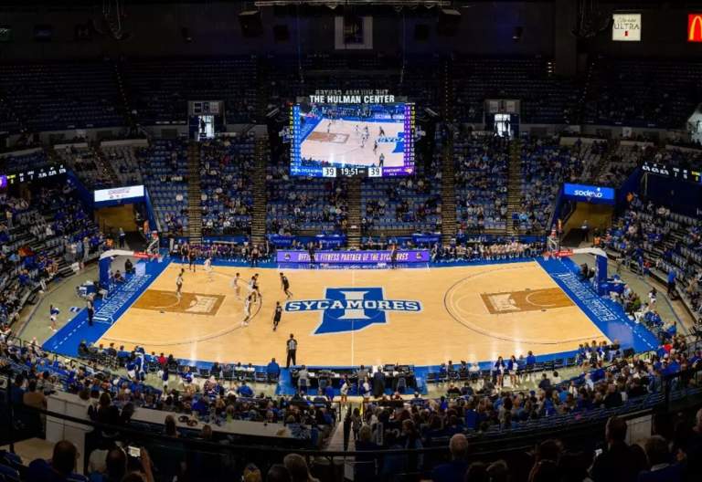 Indiana State University Hulman Center Basketball Court