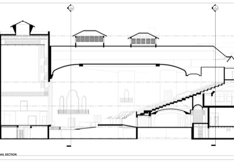 Indiana Theatre architectural elevation