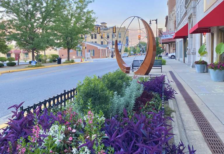 downtown terre haute swope sculpture
