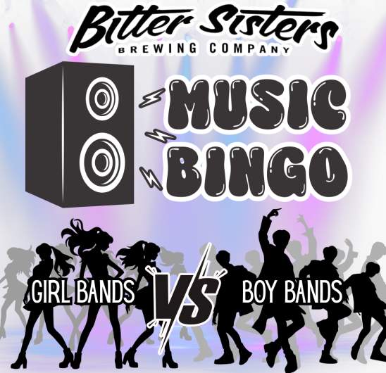 Music Bingo: Boy Bands VS Girl Bands