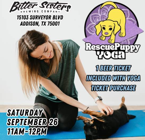 Rescue Puppy Yoga