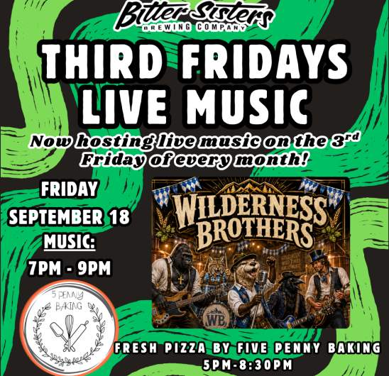 Third Fridays Live Music w/ Wilderness Brothers
