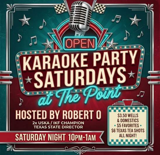 Karaoke Saturdays + Drink Specials