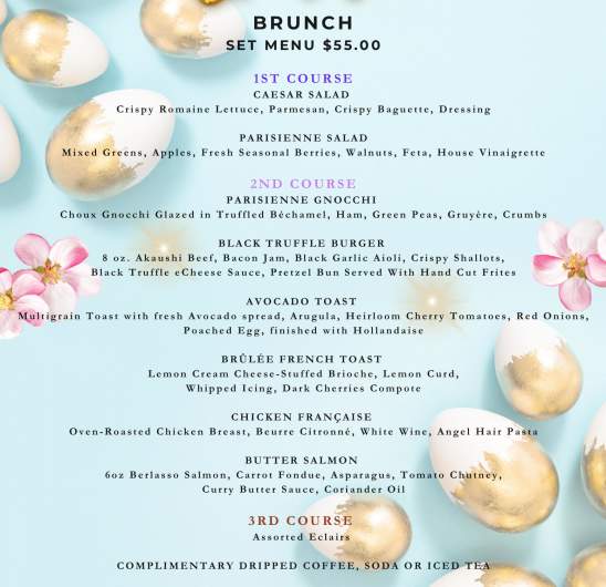 La Parisienne Easter Brunch