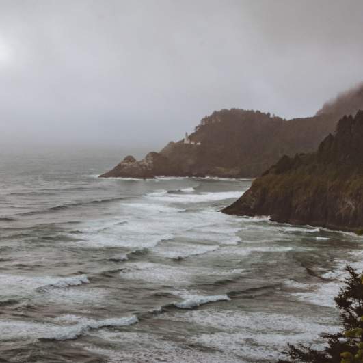 Winter Ocean Oregon Coast by Taylor Higgins