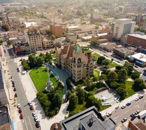 Courthouse Square in Scranton, PA