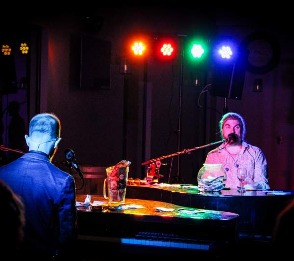 Dueling Pianos at the Adirondack Winery